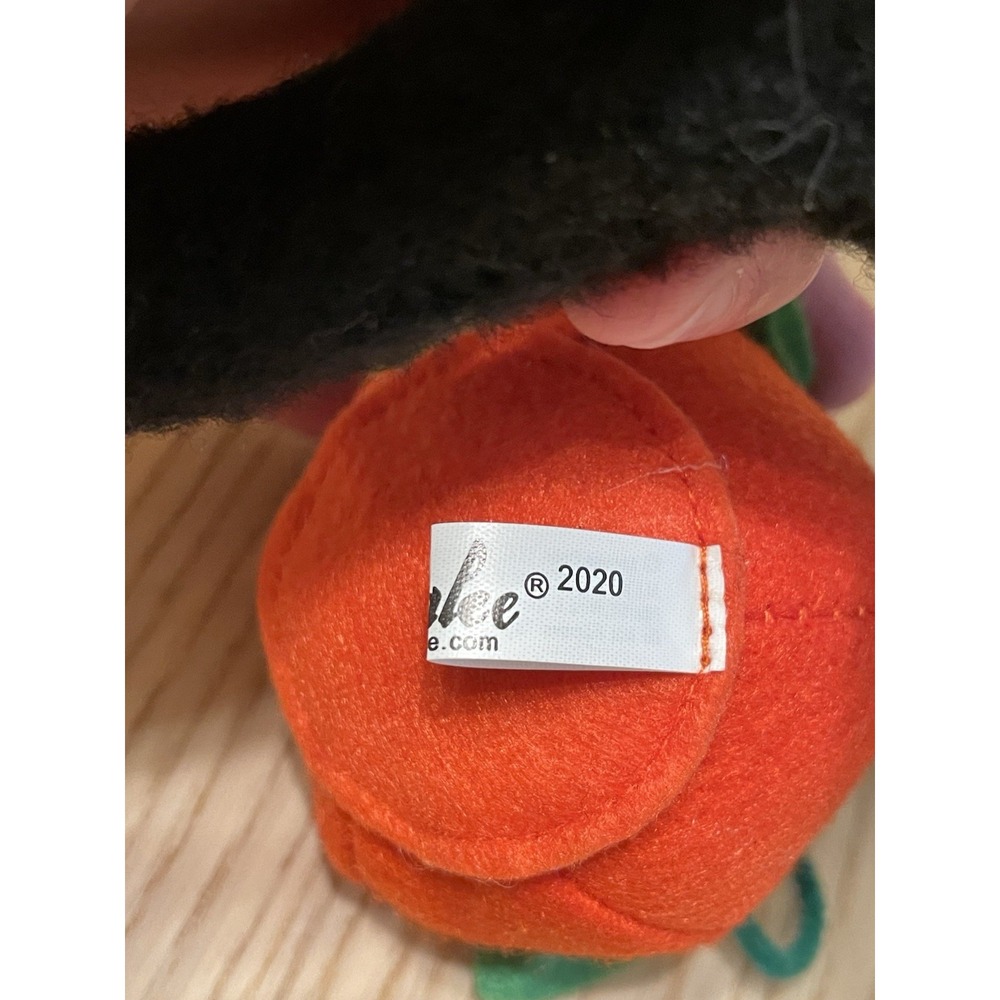 Annalee Dolls Scaredy Cat 6" Halloween Felt Cat Pumpkin Hissing Hand Painted - Picture 6 of 6
